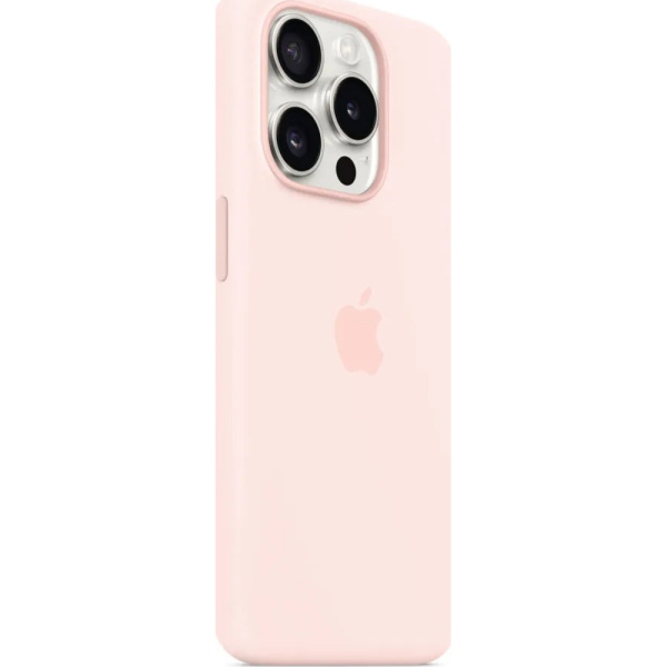 Чехол Apple для iPhone 15 Pro Silicone с MagSafe розовый 3