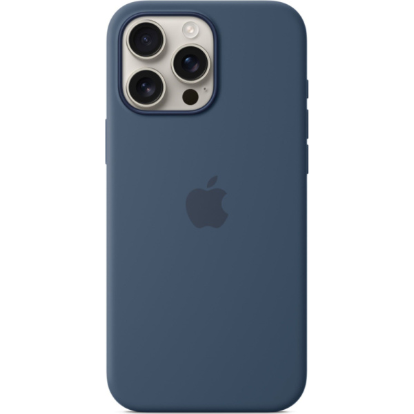Apple для iPhone 16 Pro Max Silicone с MagSafe синий 1