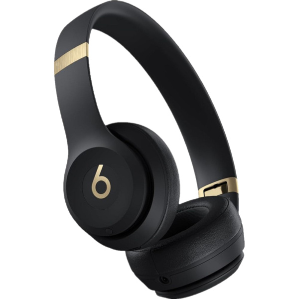 Beats Solo 4 черные с золотом 3