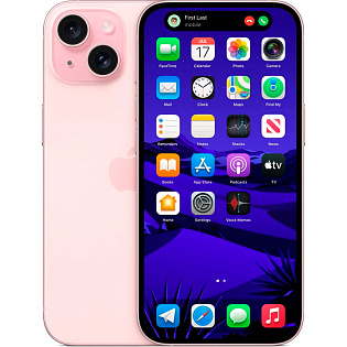 Смартфон Apple iPhone 15 256 ГБ розовый