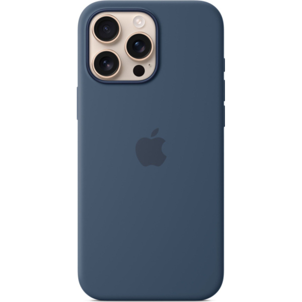 Apple для iPhone 16 Pro Max Silicone с MagSafe синий 2